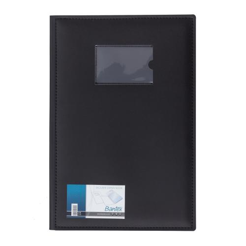 BANTEX Exclusive Display Book Folio 24 Pockets [8821 10] - Black