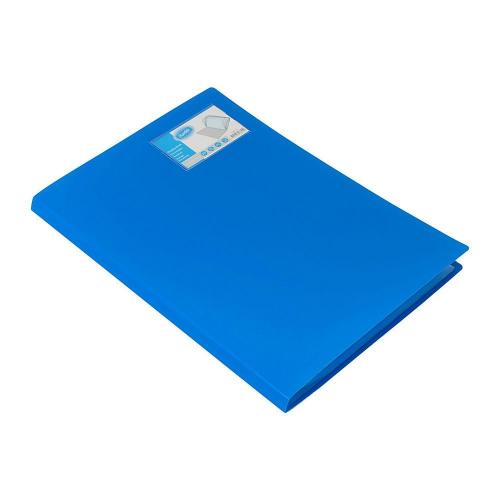 BANTEX PP Display Book Size F4 20 Pocket 3183 Cobalt Blue