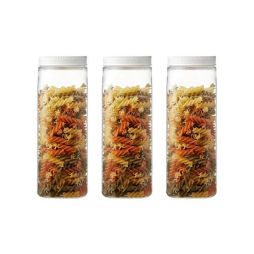 LOCK & LOCK Dry Food Canister Toples Set Isi 3 HTE532S3 Large