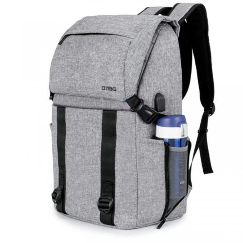 DTBG D8226 17.3 Casual Water Resistant Laptop Backpack USB Port Black