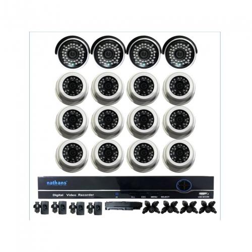 NATHANS CCTV Kit 16 Cam Super AHD 4.0 MP [NHKIT-D401606]