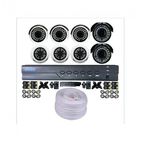 NATHANS CCTV Special Kit Extra 8 Cam AHD 2.0 MP [NHKIT-SVD20806]