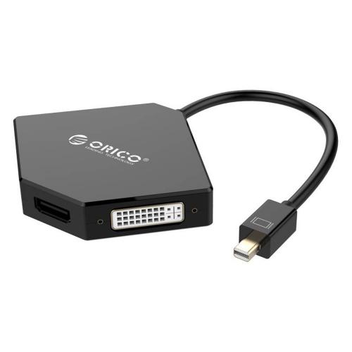 ORICO 3 In 1 Mini Display Port To HDMI VGA DVI Adapter [ORI-DMP-HDV3S] - Black