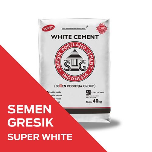 Semen Gresik Super White Cement 40 Kg