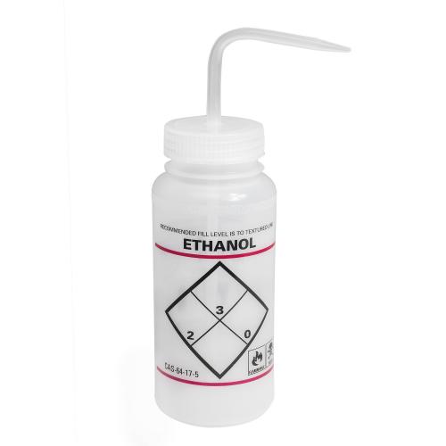 Bel-Art Safety Label Wash Bottle LDPE 500 ml - Ethanol [F116460639]