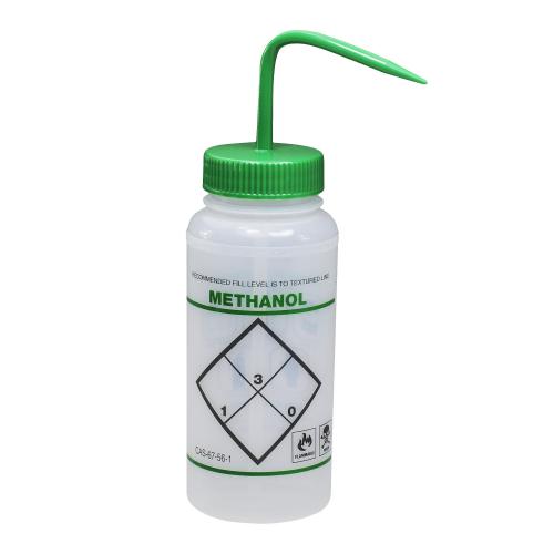 Bel-Art Safety Label Wash Bottle LDPE 500 ml - Methanol [F116460623]
