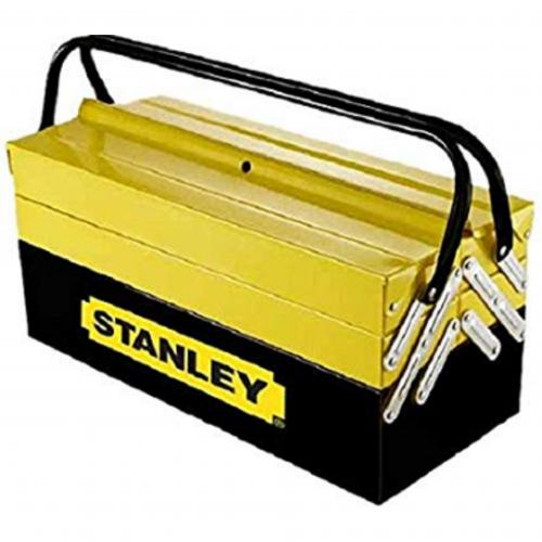 STANLEY Metal Tool Box - Cantilever 5-Tray Yellow-Black [93-545]