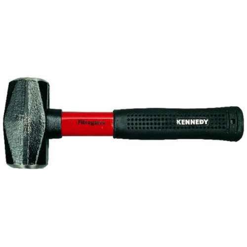 KENNEDY Club / Lump Hammer Fibreglass Handle With Rubber Grip 3lb [KEN5255740K]