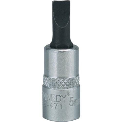 KENNEDY Slotted Screwdriver Socket Bit 1/4 Inch Sq Dr 5.5mm [KEN5824710K]