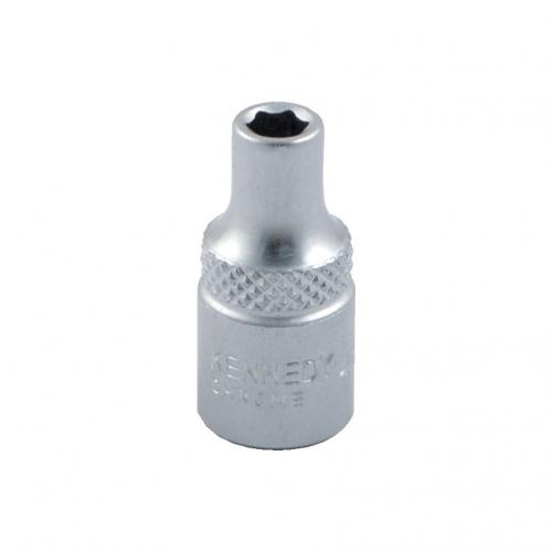 KENNEDY 4mm Single Hex Socket 1/4 Inch Sq Dr [KEN5824540K]