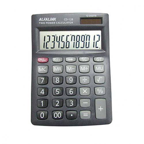 ALFALINK Calculator CD 12 Black
