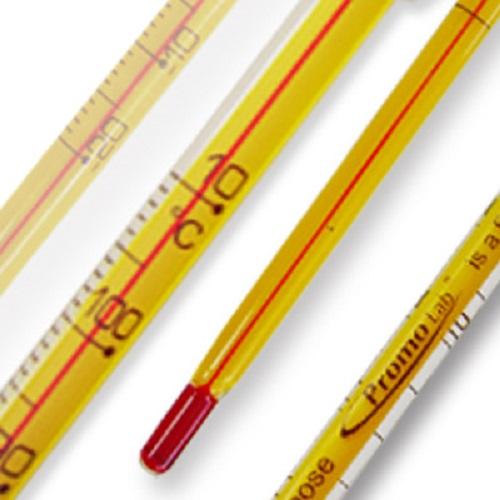 Alla France Promolab Thermometer with Red Liquid Alkohol- 20 +110 Immersion 76 mm [55000P110-qp]