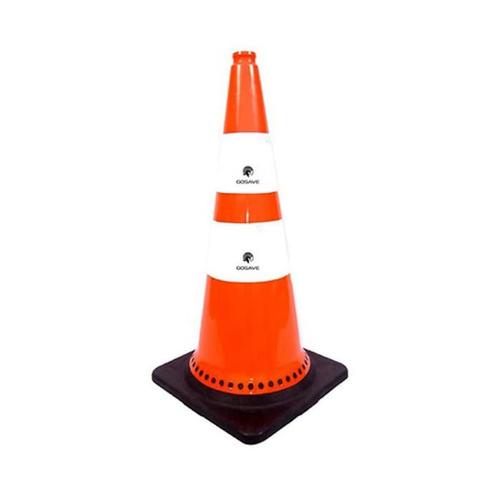 GOSAVE Traffic Cone Black Base 75 cm
