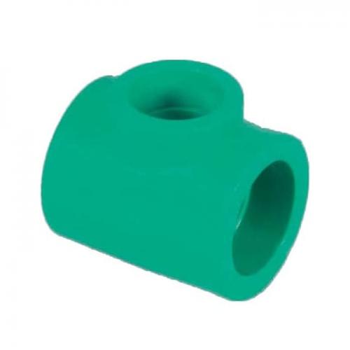 RUCIKA Green Fitting PP-R Reduced Tee 3/4 x 1/2 Inch