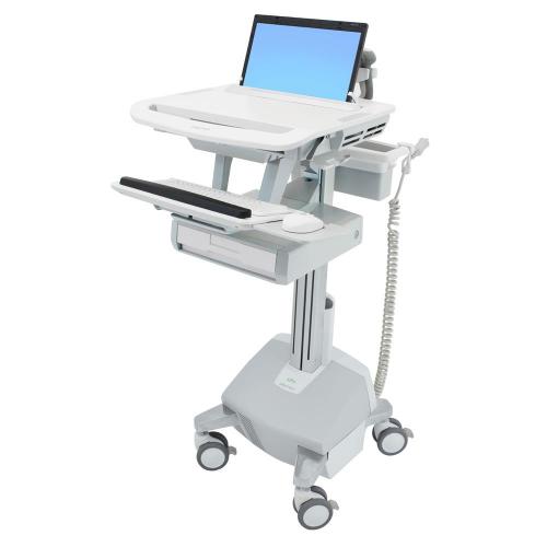 Ergotron StyleView® Laptop Cart LiFe Powered 1 Drawer 1x1 SV44 [SV44-1112-2]