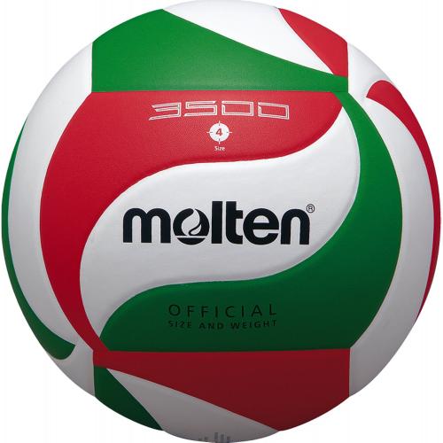 MOLTEN Bola Voli Size 4 V4M3500 - White/Red/Green