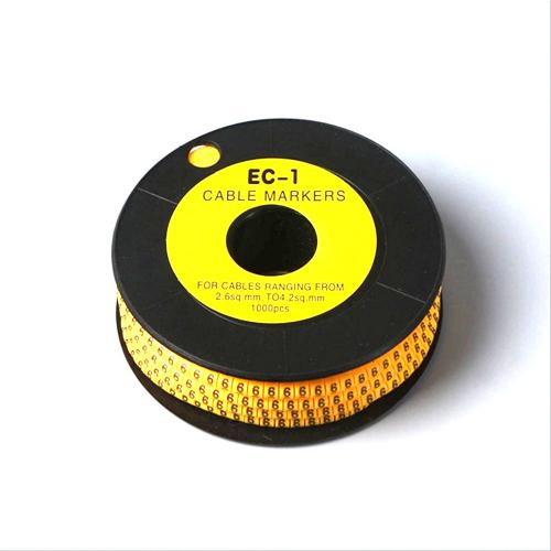 KSS Plain Cut Cable Marker EC-1 Huruf V Roll