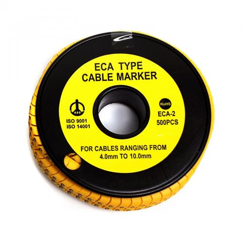 KSS Chevron Cut Cable Marker ECA-2 Symbol (/) Roll