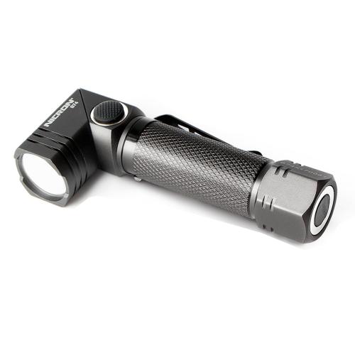 Nicron B74 Rechargeable Twist Flashlight with Magnet