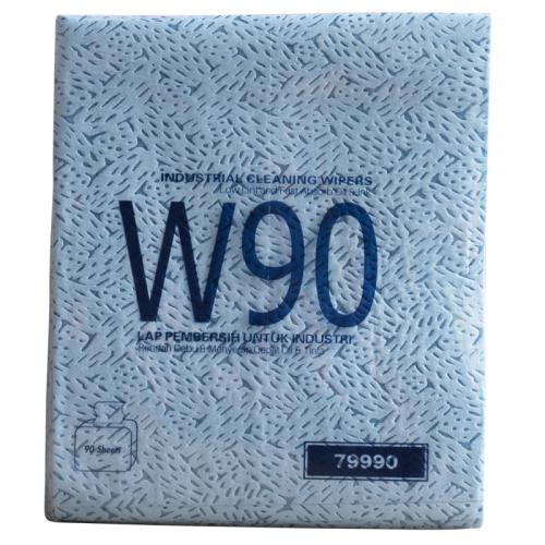 SWIPE ALL Industrial Low Lint Cleaning Wipers W90 QF Blue [79990]