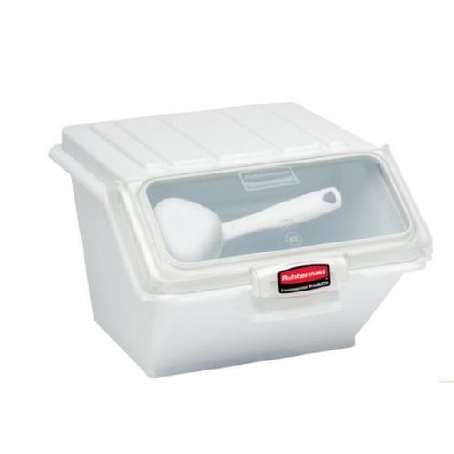 RUBBERMAID Prosave 40 Cup Ingredient Bin with Scoop FG9G6000WHT