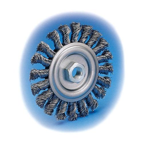 Union KWTS-41 Stainless Steel Wire Knot Type Wheel Brush 100 mm [413119]