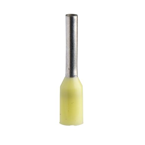 SCHNEIDER ELECTRIC Cable End Insulated Non Markable 0.25 mm [DZ5CE002] - Yellow