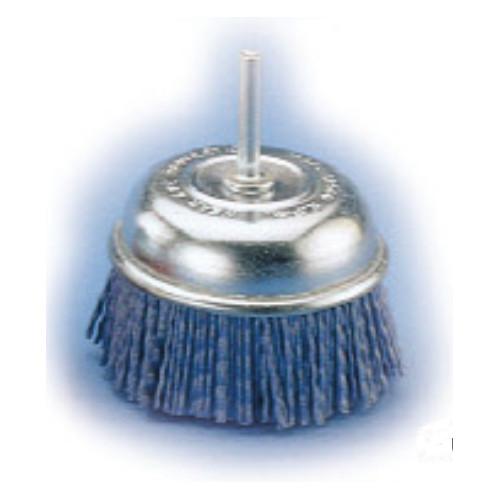 Union GIC-30 Abbrasive Nylon Cup Brushes with Shank 75 mm [905316] - Fine Blue