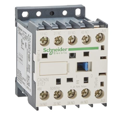 SCHNEIDER ELECTRIC TeSys K Control Relay 3 NO + 1 NC 48 V AC Coil [CA2KN31E7]