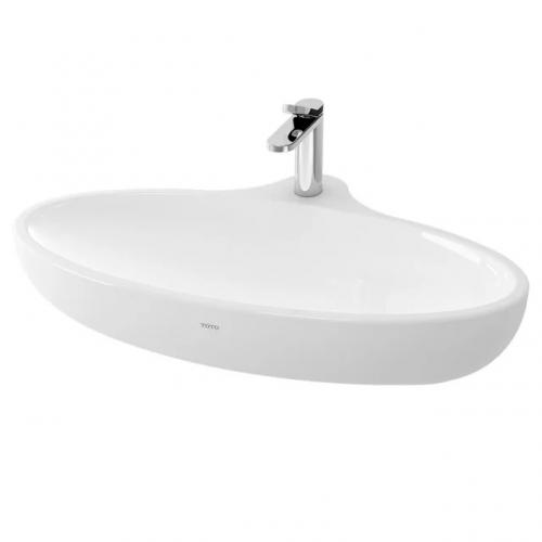 TOTO Le Muse Vessel Lavatory 75 Complete with Brackets  LW814CJW/F