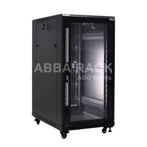 ABBA Ago Series 19" Closed Rack 20U Depth 1150 mm [AR-C20-1150-GB] - Black