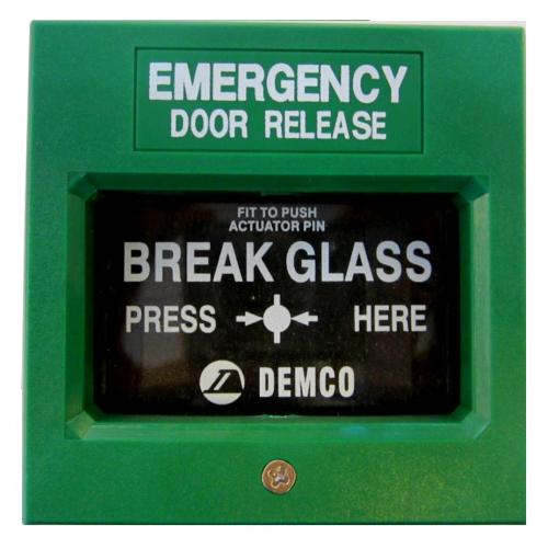 DEMCO Emergency Door Release Manual Call Point D-108 Green