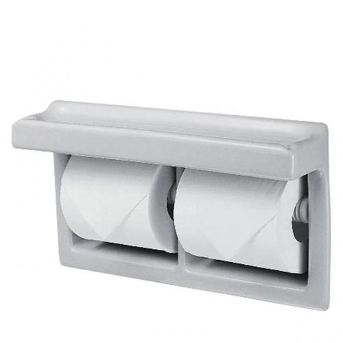 TOTO Recessed Double Paper Holder with Ashtray S20T3 White