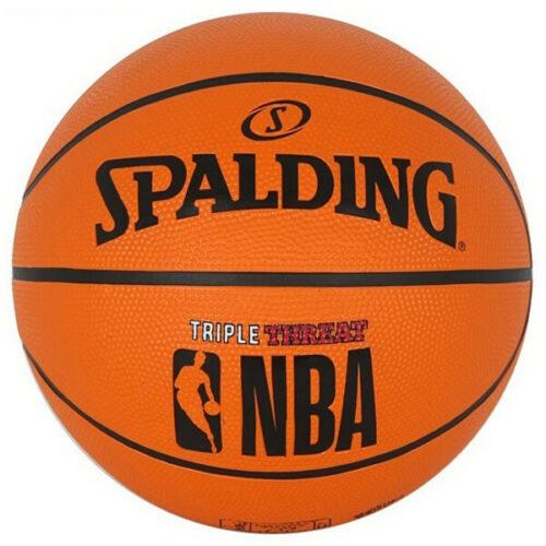 Spalding S5O NBA Triple Threat Rubber Basketball Size 7