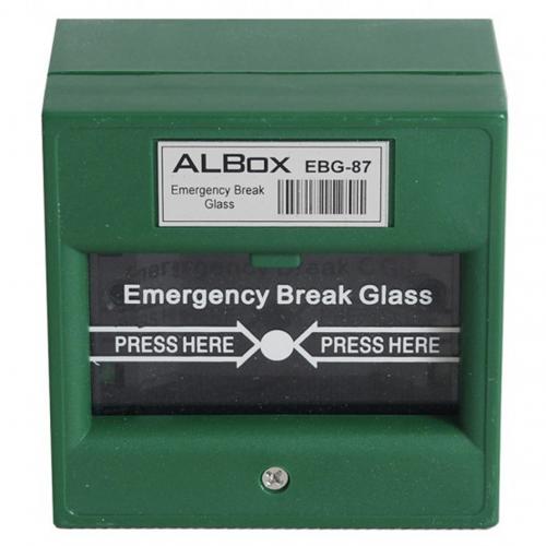Albox Emergency Break Glass EBG-87 Green