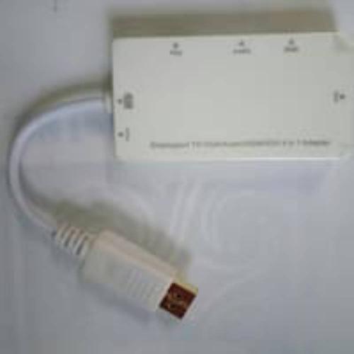 ANYLINX Display port  To VGA/DVI/HDMI (Port With Audio) White