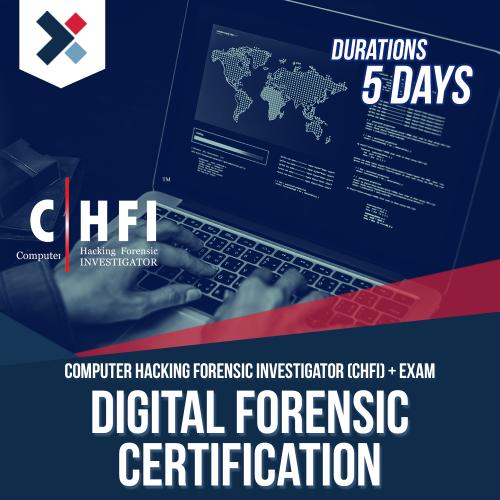 EC-COUNCIL Computer Hacking Forensic Investigator (CHFI) + Exam on November 30 to December 4 2020