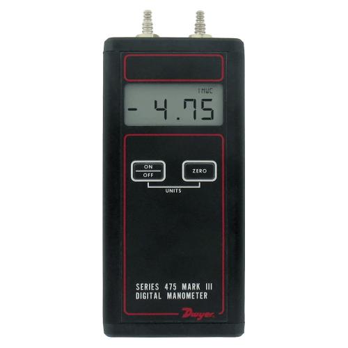 Dwyer Handheld Digital Manometer Range 0-200.0" w.c. 49.82 kPa