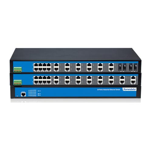 3onedata 24-port 100M Layer 2 Managed Industrial Ethernet Switch IES5024