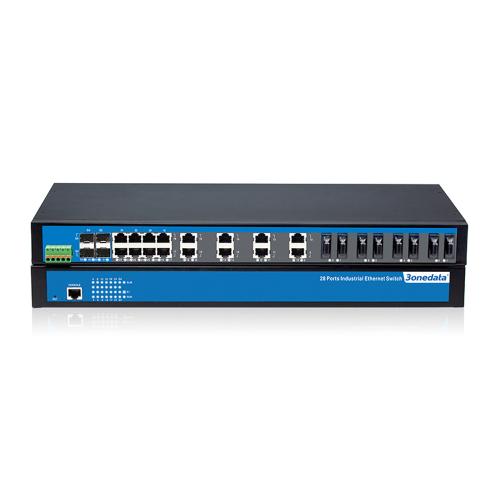 3onedata Industrial Rackmount Layer 2 Managed Switches IES5028-4GS-8F(S)