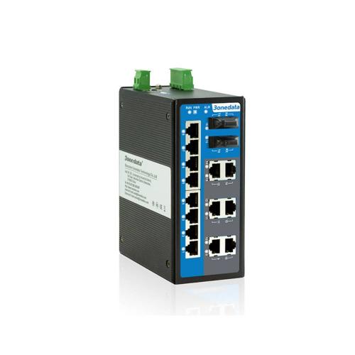 3onedata Industrial Din-rail Managed Switches IES6116-2F(S)