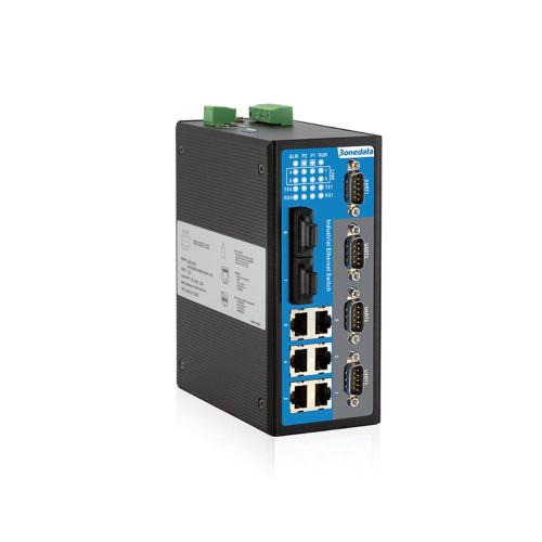3onedata Industrial Din-rail Managed Switches IES618-2F(S)-4D(RS-232)
