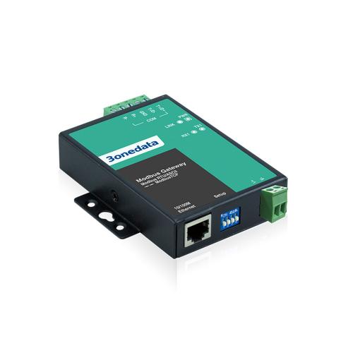 3onedata 1-port RS-232/485/422 to Ethernet Modbus Gateway IGW1101-1D(RS-485)