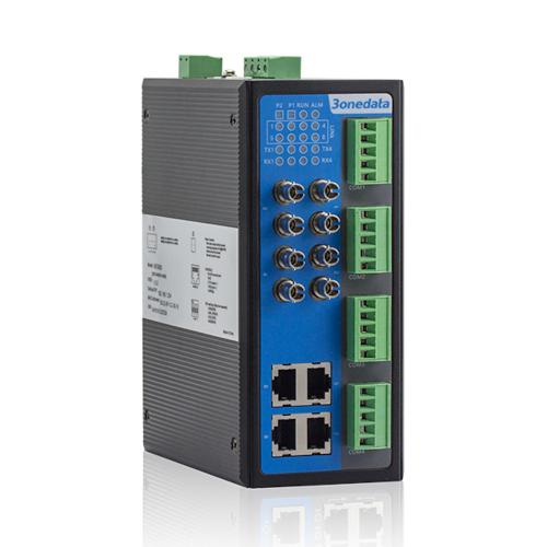 3onedata Managed Ethernet Switches MES600-4T4F-4D(Multi-Mode)