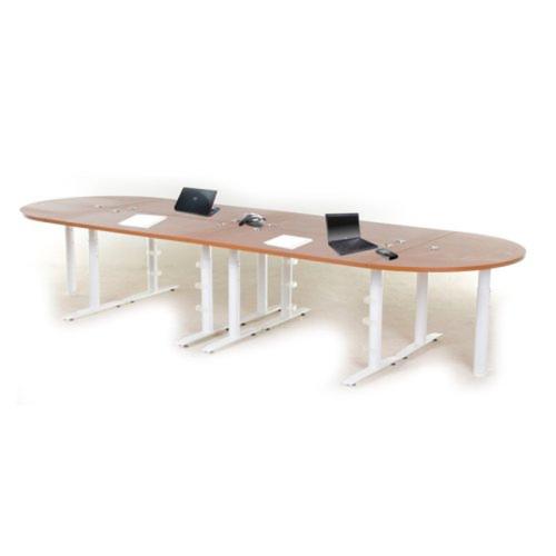Gudang Furniture Meja Meeting Kantor Modern Minimalis Aditech SMD 02 Grey