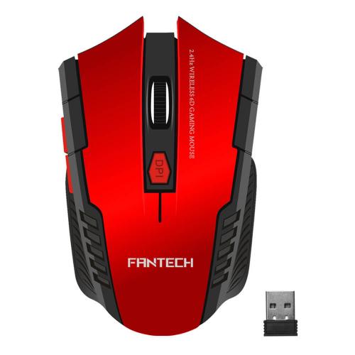 FANTECH Mouse Wireless W4 [FTM W529] - Red