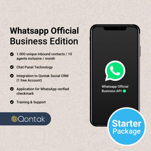 Qontak WhatsApp Official Business Edition Starter Package