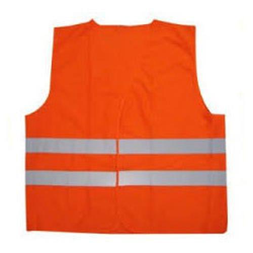 Allsafe Safety Vest 100% Polyester  with Reflective Tape LX602O Orange - M