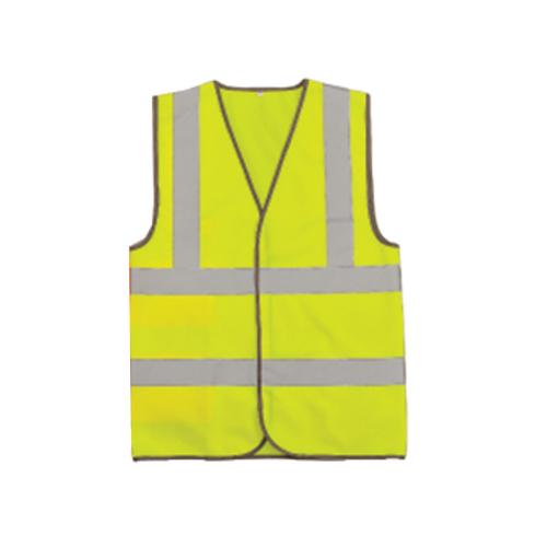 Allsafe Safety Vest 100% Polyester with Reflective Tape ALS-LX604Y Yellow - XL