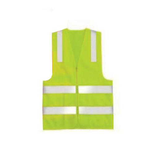 Allsafe Safety Vest 100% Polyester Mesh Fabric with Reflective Tape ALS-LX610Y Yellow - XL